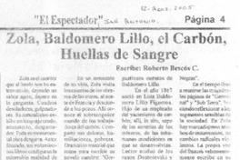 Zola, Baldomero Lillo, el carbón, huellas de sangre