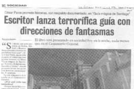 escritor lanza terrorífica guía con direcciones de fantasmas [entrevista]