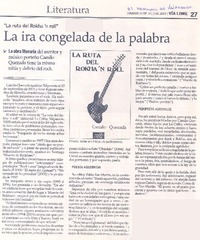 La ruta del Rokha 'n roll : la ira cogelada de la palabra