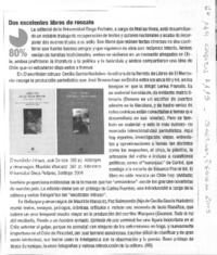 Dos excelentes libros de rescate.