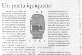 Un poeta iquiqueño