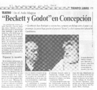 "Beckett y Godot" en Concepción