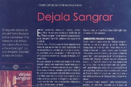 Déjala sangrar