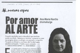 Por amor al arte.
