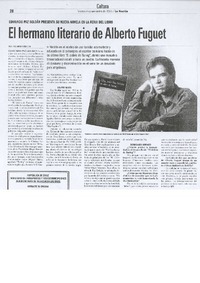El Hermano literario de Alberto Fuguet. (entrevistas)