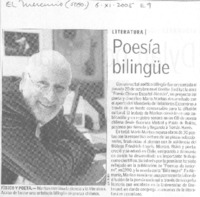 Poesía bilingüe