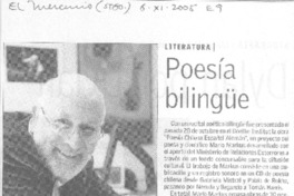 Poesía bilingüe