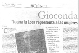 Gioconda Belli "Juana la Loca representa a las mujeres que quieren más". (entrevistas)