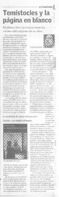 Temístocles y la página en blanco