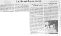 Un Libro de buena poesía.