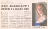 La periodista prepara programa propio en la señal ABT : Pamela Jiles quiere llevar el erotismo a la pantalla chica