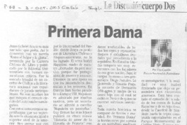 Primera dama.