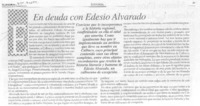 En deuda con Edesio Alvarado.