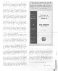 Colección de Investigaciones Jurídicas.
