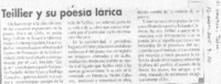 Teillier y su poesía lárica.