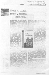 Sueños y pesadillas.