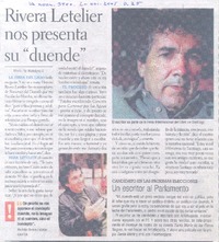 Rivera Letelier nos presenta su "Duende".