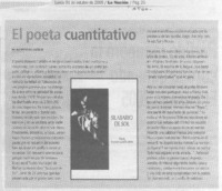 El Poeta cuantitativo