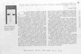 Retrato de época en clave autobiográfica.