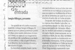 Sergio Villegas presente.