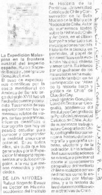 La Expedición Malaspina en la frontera austral del imperios español