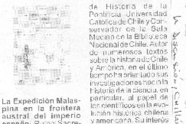 La Expedición Malaspina en la frontera austral del imperios español