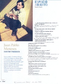 Espacio abierto [entrevista]