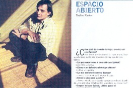 Espacio abierto [entrevista]