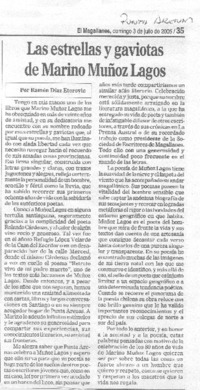 Las Estrellas y gaviotas de Marino Muñoz Lagos.
