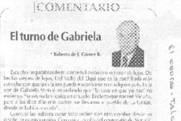 El Turno de Gabriela.
