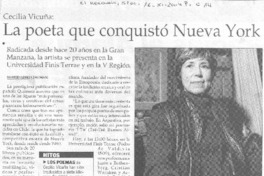 La poeta que conquistó Nueva York