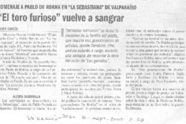 El Toro furioso" vuelve a sangrar