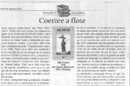 Coetzee a flote