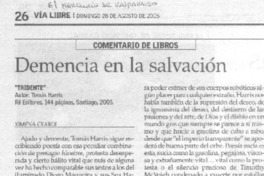 Demencia en la salvación.