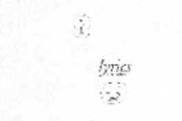 Lyrics