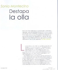 Sonia Montecino destapa la olla