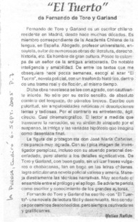 ·El Tuerto".