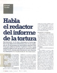 Habla el redactor del informe de la tortura [entrevista]