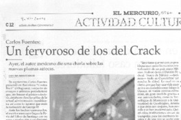 Un fervoroso de los del crack
