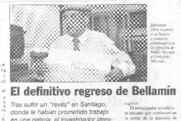 El Definitivo regreso de Bellamín
