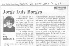 Jorge Luis Borges.