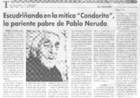 Escudriñando en la mítica "Condorito" la pariente pobre de Pablo Neruda.