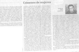 Crímenes de mujeres.