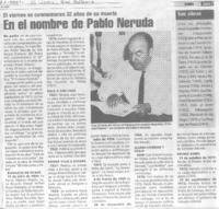 En el nombre de Pablo Neruda.