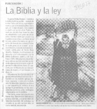 La Biblia y la ley.