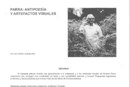 Parra: antipoesía y artefactos visuales.