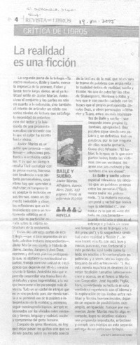 La Realidad es una ficción.