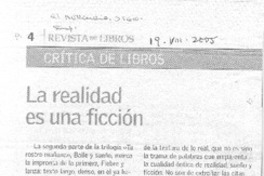 La Realidad es una ficción.