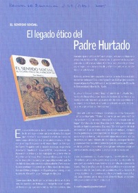 El Legado ético del Padre Hurtado