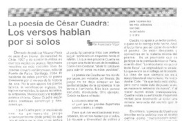 Los versos hablan por sí solos
